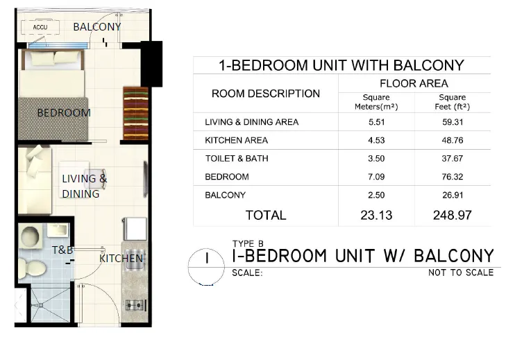 https://manilacondohub-smdc.com/images/properties/south/unit-layouts/04 - SOUTH - Type B 1BR with balcony (+23.13sqm).webp